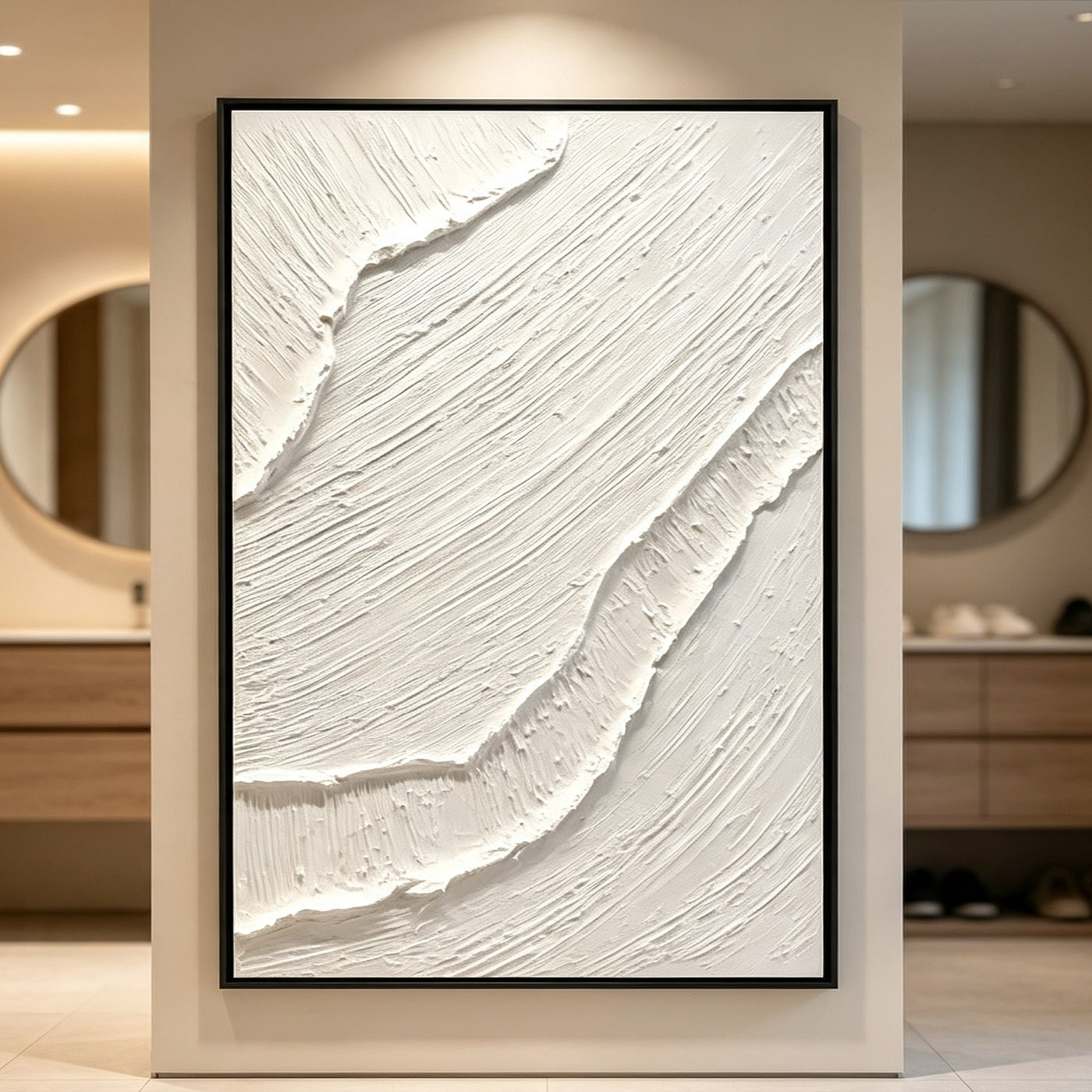 Home Decor Frames - Pintura al óleo abstracta de textura
