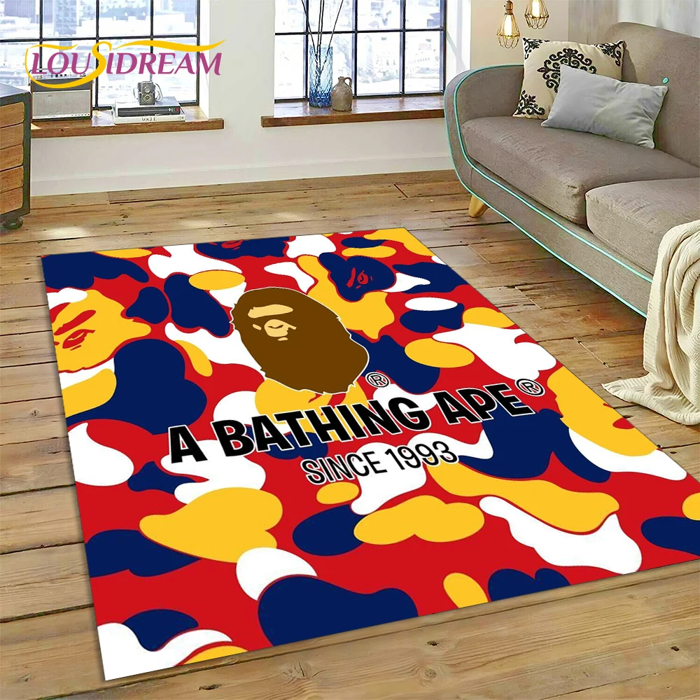 Home Decor Online Game - Alfombra de Moda B-BAPE Impresa en