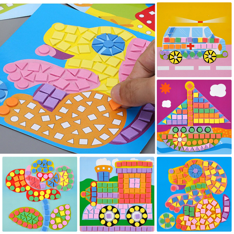 Home Decor Scrap - 6/12 Uds. Pinturas de mosaicos DIY
