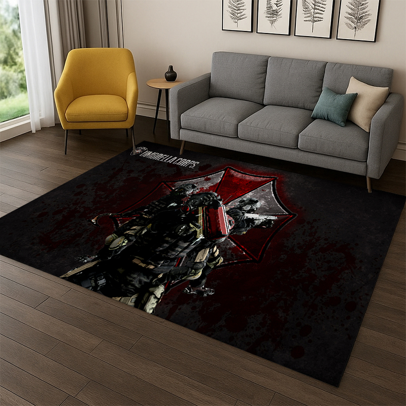 Home Decor Online Game - Alfombra de dibujos animados 3D R-Resident