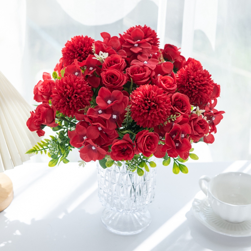 Home Decor Scrap - Ramos de flores de rosas de
