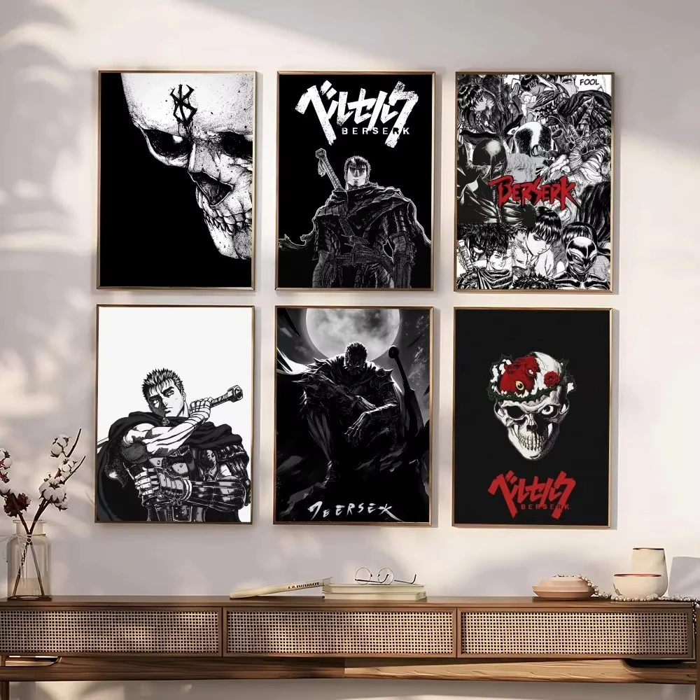Home Decor Scrap - Póster de Anime B-berserk, impresión en