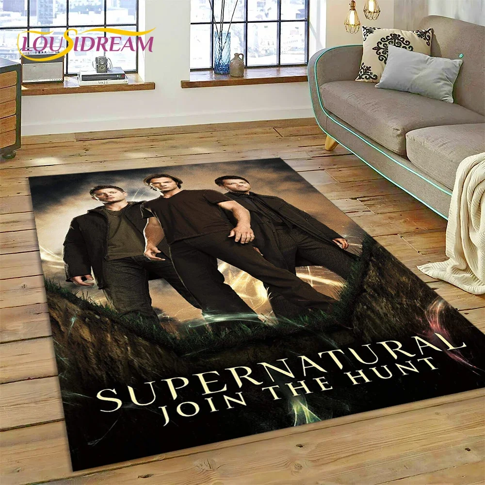Home Decor Online Game - SPN-alfombra 3D sobrenatural Dean Sam para