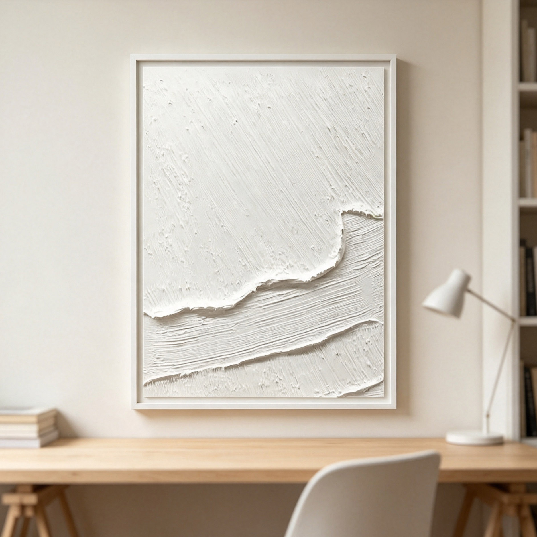 Pintura al óleo abstracta de t - Home Decor Frames reseña y precio