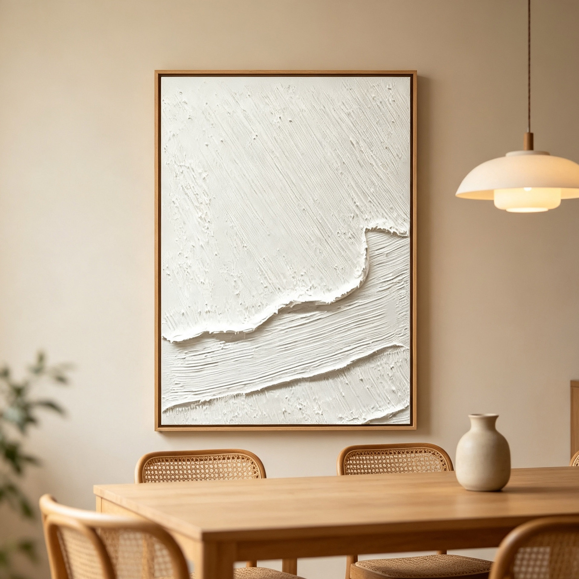 Pintura al óleo abstracta de t - Home Decor Frames reseña y precio