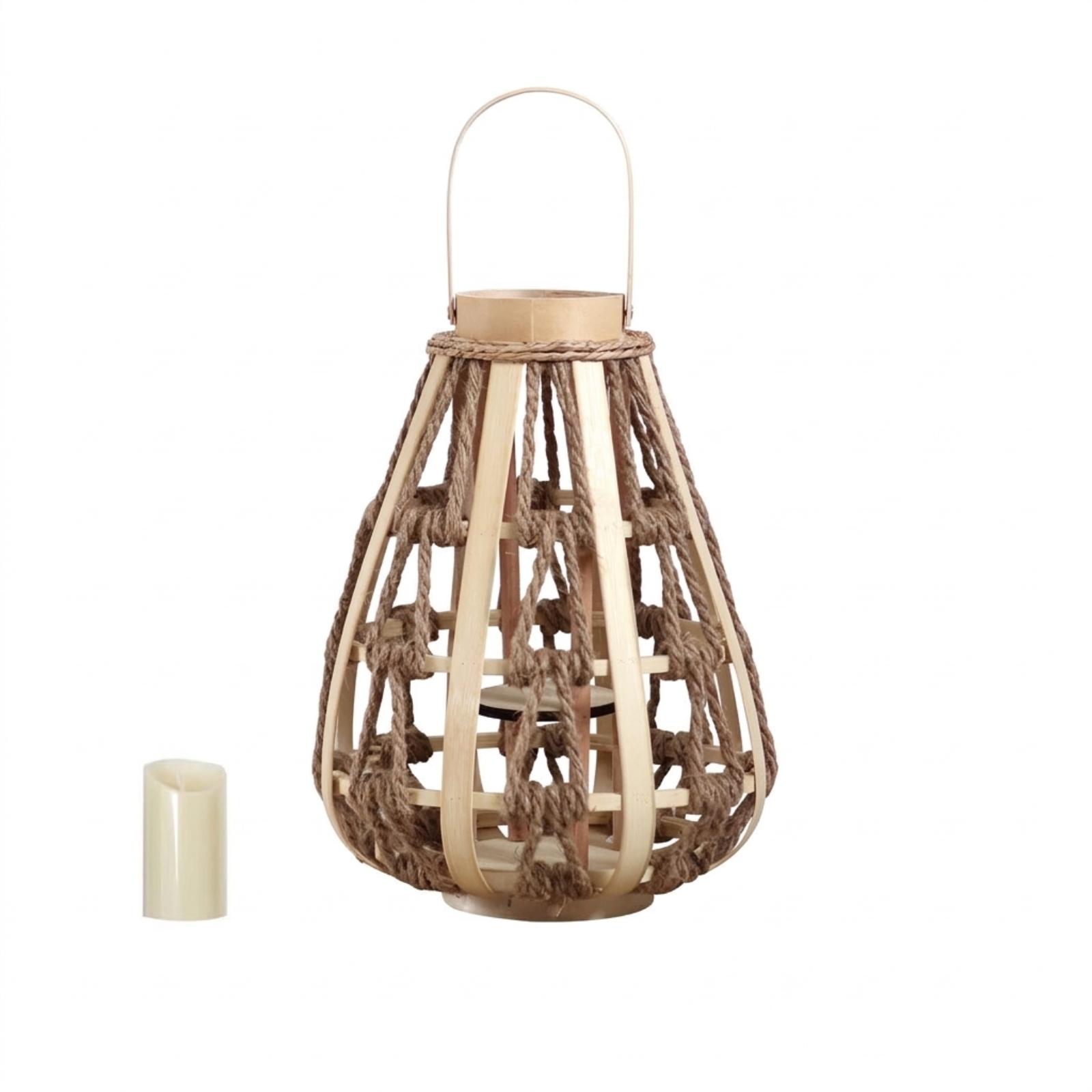 Portavelas de Cuerda de Madera - Home Decor Frames reseña y precio