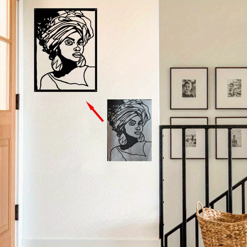 Retrato Metálico Enmarcado Per - Home Decor Frames reseña y precio