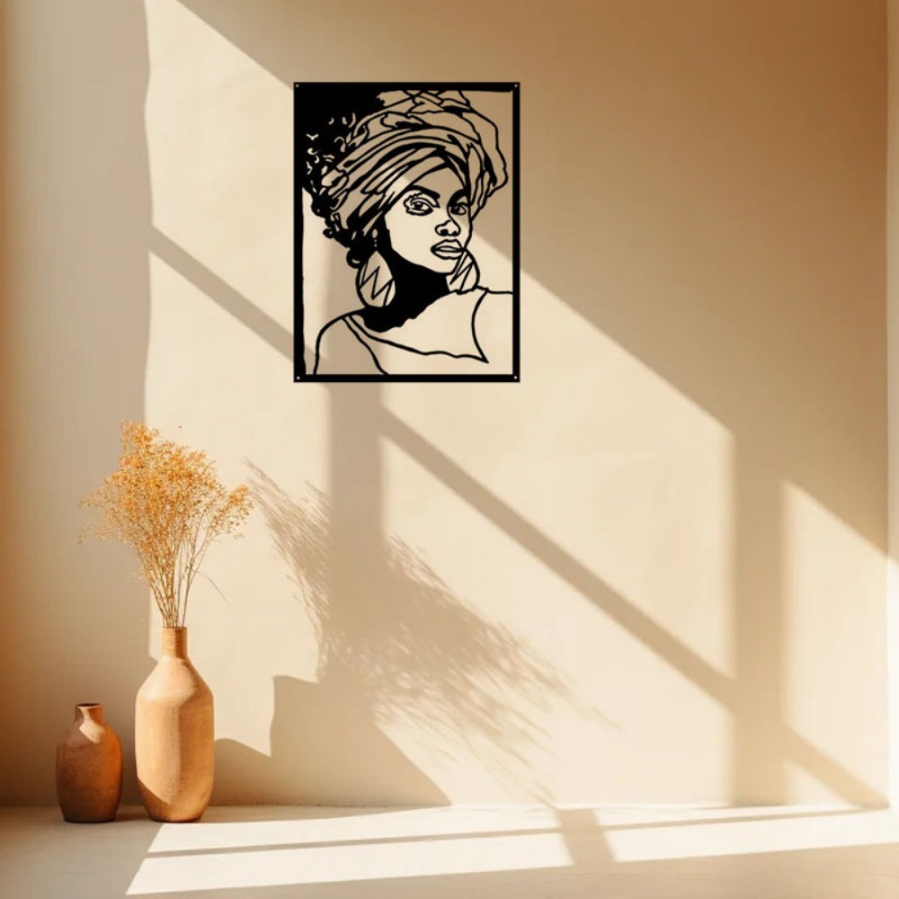Retrato Metálico Enmarcado Per - Home Decor Frames reseña y precio