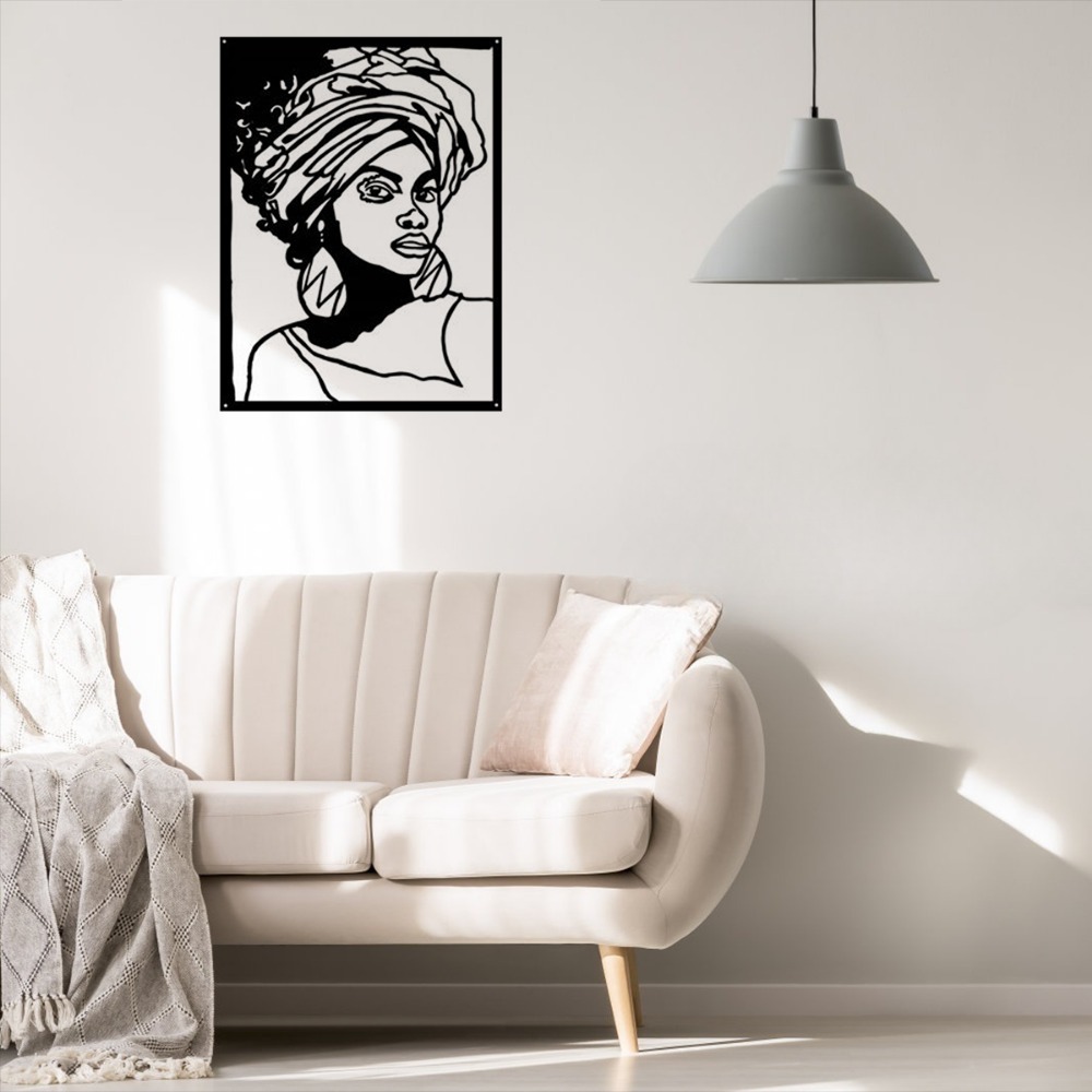 Retrato Metálico Enmarcado Per - Home Decor Frames reseña y precio