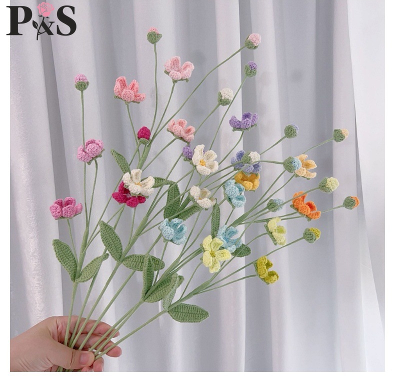 Flor de ganchillo hecha a mano - Home Decor Tulip reseña y precio