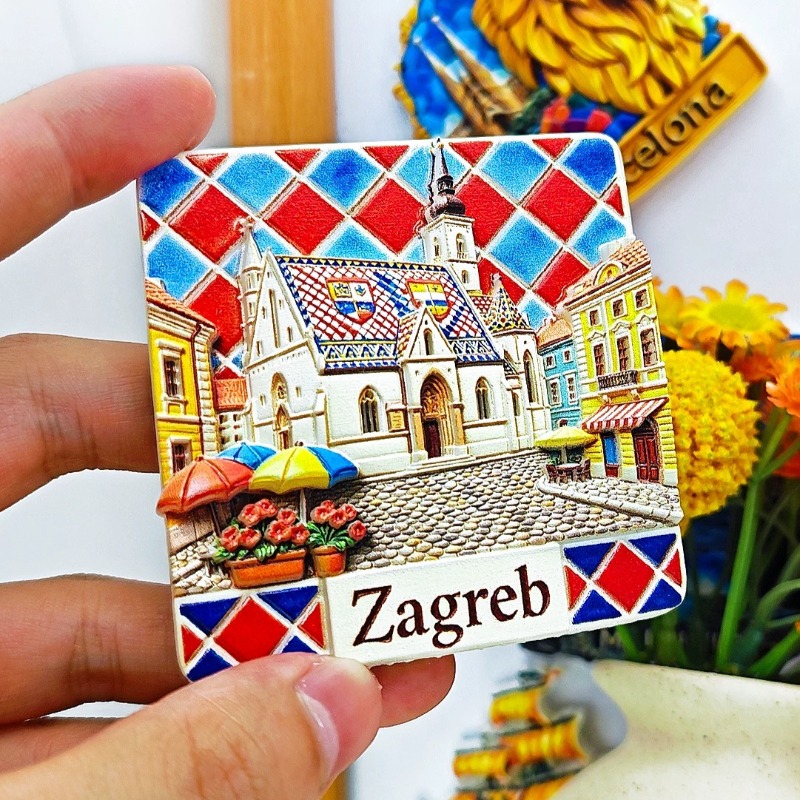Imanes para nevera de Croacia, - Home Decor Zagreb reseña y precio