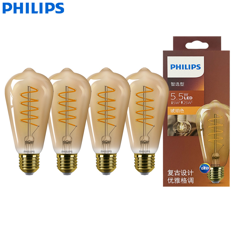Philips LED ST64 E27 Luz decor - Philips Bulb Led Classic reseña y precio