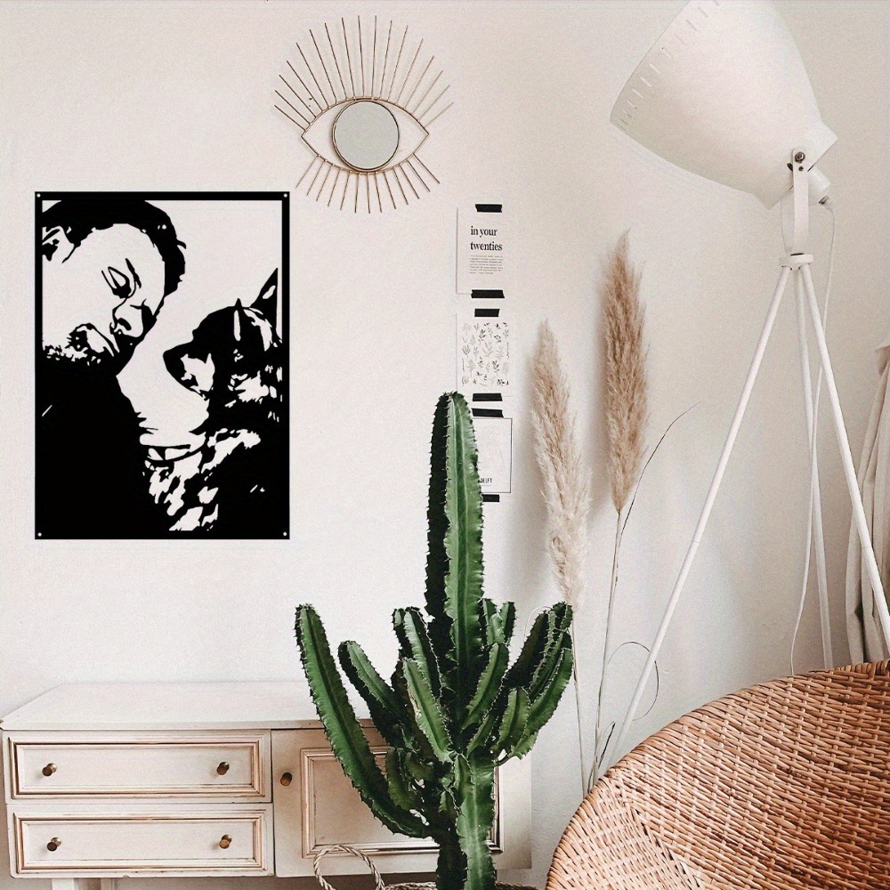 Arte de Retrato en Metal con M - Home Decor Frames reseña y precio