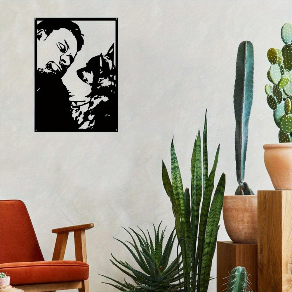 Arte de Retrato en Metal con M - Home Decor Frames reseña y precio
