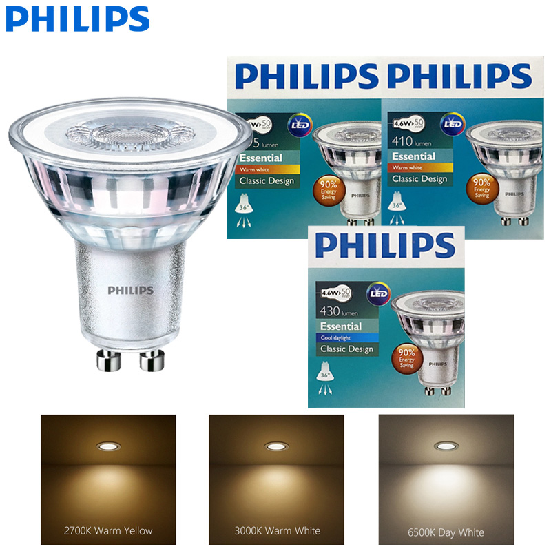 Luz LED Philips GU10 PAR16 Ess - Philips Bulb Led Classic reseña y precio