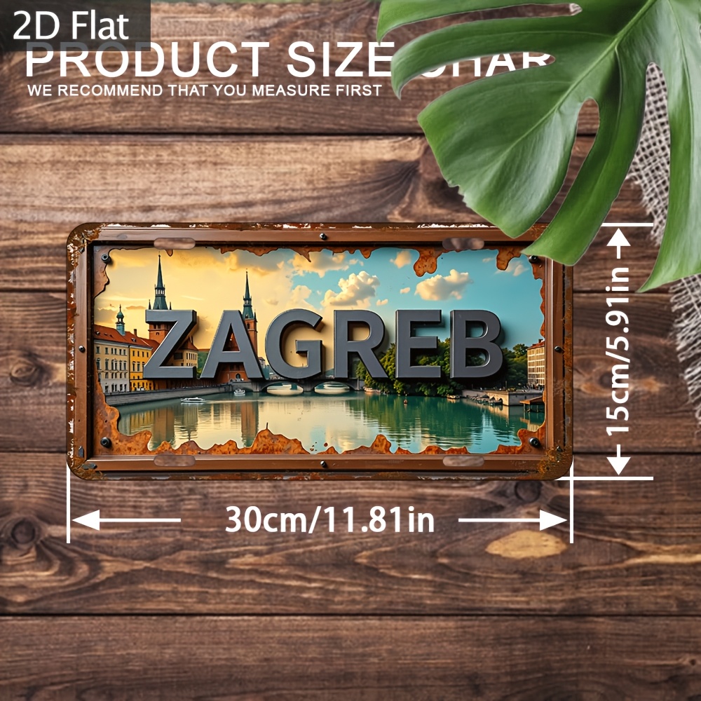 Decoración de Pared Metálica P - Home Decor Zagreb reseña y precio