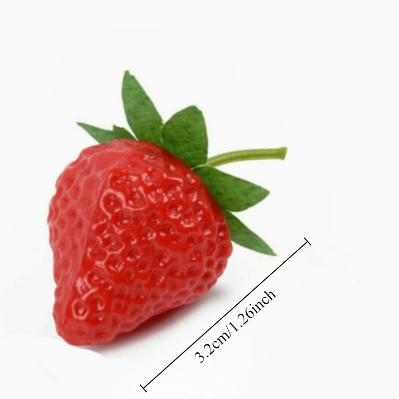 10/20 piezas de fresas artific - Home Decor Scrap reseña y precio