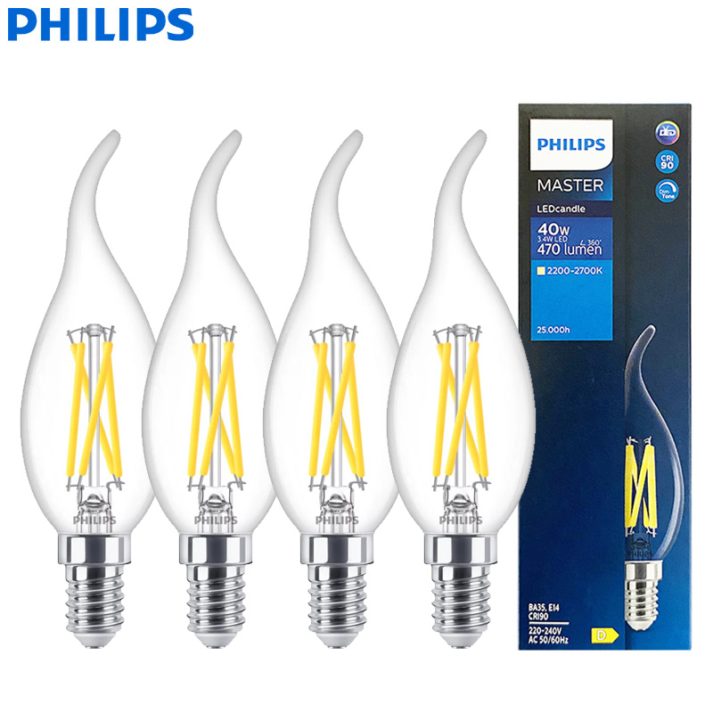 Philips Master LED vela E14 lá - Philips Bulb Led Classic reseña y precio