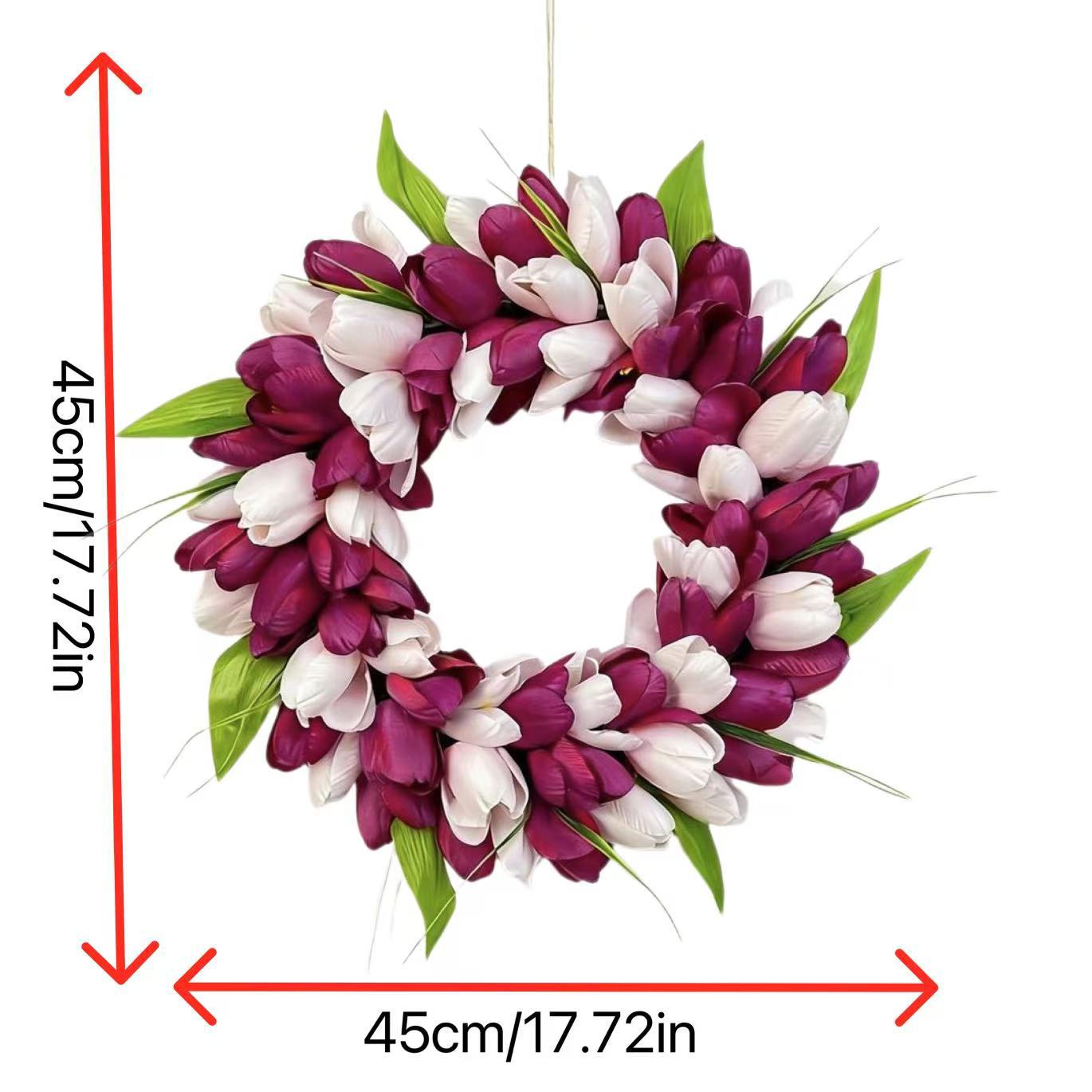 Guirnalda de Tulipanes Multico - Home Decor Tulip reseña y precio